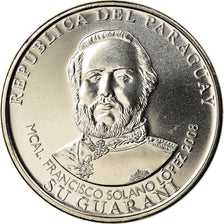 Coin, Paraguay, MIL (1000) Guaranies, 2008, Kremnica, MS(63), Nickel-Steel