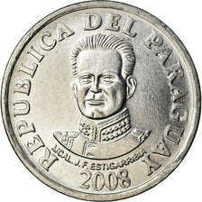 Moneda, Paraguay, 50 Guaranies, 2008, Kremnica, SC, Aluminio, KM:191b