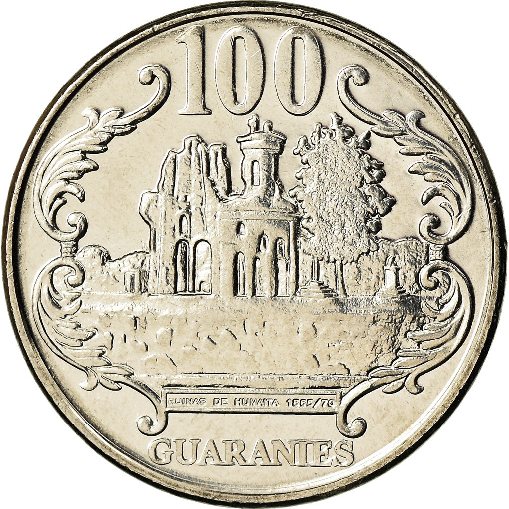 Coin, Paraguay, 100 Guaranies, 2012, Général José Diaz, MS(63), Nickel-Steel