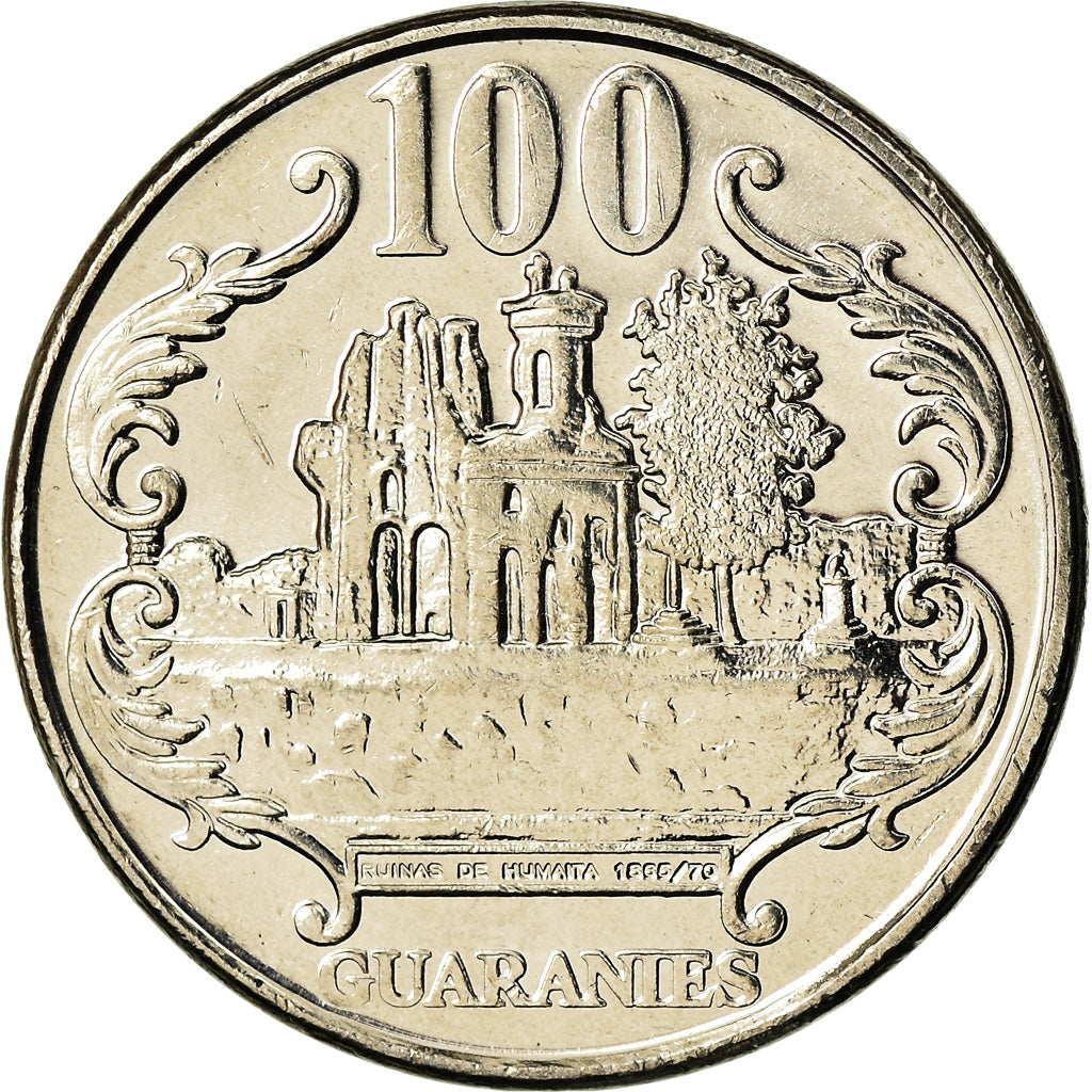Coin, Paraguay, 100 Guaranies, 2012, Général José Diaz, MS(63), Nickel-Steel