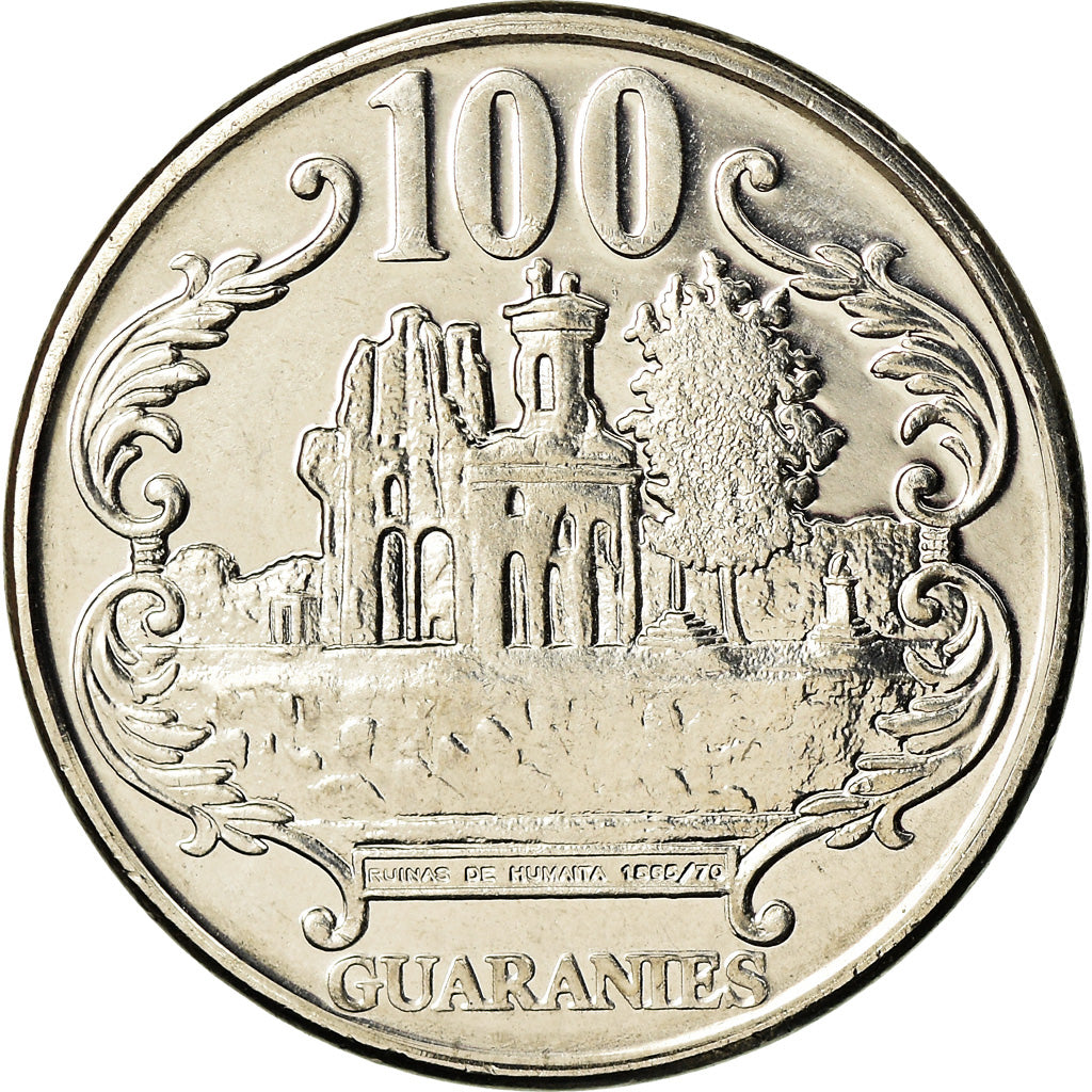 Moneda, Paraguay, 100 Guaranies, 2012, Général José Diaz, SC, Níquel - acero
