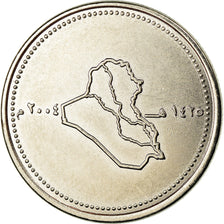 Coin, Iraq, 100 Dinars, 2004/AH1425, MS(63), Stainless Steel, KM:177