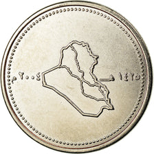 Coin, Iraq, 100 Dinars, 2004/AH1425, MS(63), Stainless Steel, KM:177