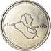 Moeda, Iraque, 100 Dinars, 2004/AH1425, MS(63), Aço Inoxidável, KM:177