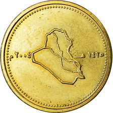 Monnaie, Iraq, 50 Dinars, 2004/AH1425, SPL, Brass plated steel, KM:176