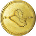 Monnaie, Iraq, 50 Dinars, 2004/AH1425, SPL, Brass plated steel, KM:176