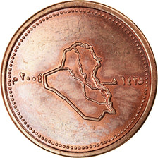 Coin, Iraq, 25 Dinars, 2004/AH1425, MS(63), Copper Plated Steel, KM:175