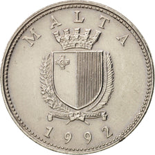 Malta, 10 Cents, 1992, AU(50-53), Copper-nickel, KM:96