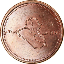 Moneta, Iraq, 25 Dinars, 2004/AH1425, SPL, Acciaio placcato rame, KM:175