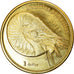 Coin, French Polynesia, Dollar, 2018, Moorea - Nautilus, MS(63), Brass