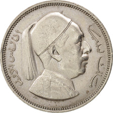 Libya, Idris I, 2 Piastres, 1952, AU(50-53), Copper-nickel, KM:5