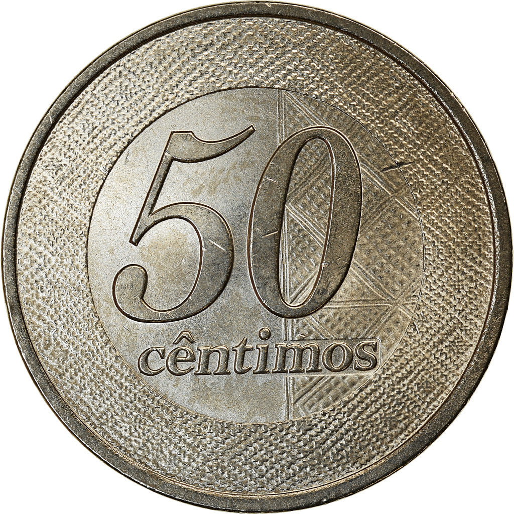 Coin, Angola, 50 Centimos, 2012, MS(63), Copper-Nickel Clad Steel, KM:107