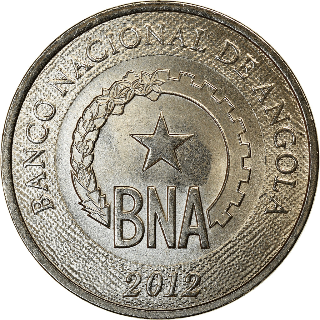 Coin, Angola, 50 Centimos, 2012, MS(63), Copper-Nickel Clad Steel, KM:107