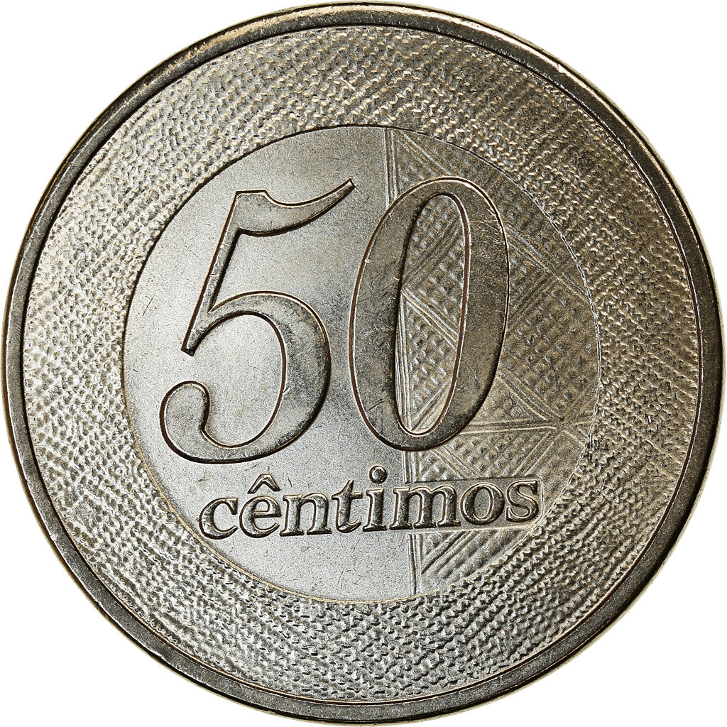 Coin, Angola, 50 Centimos, 2012, MS(63), Copper-Nickel Clad Steel, KM:107