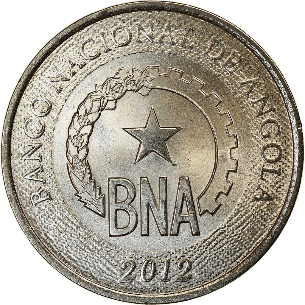 Coin, Angola, 50 Centimos, 2012, MS(63), Copper-Nickel Clad Steel, KM:107