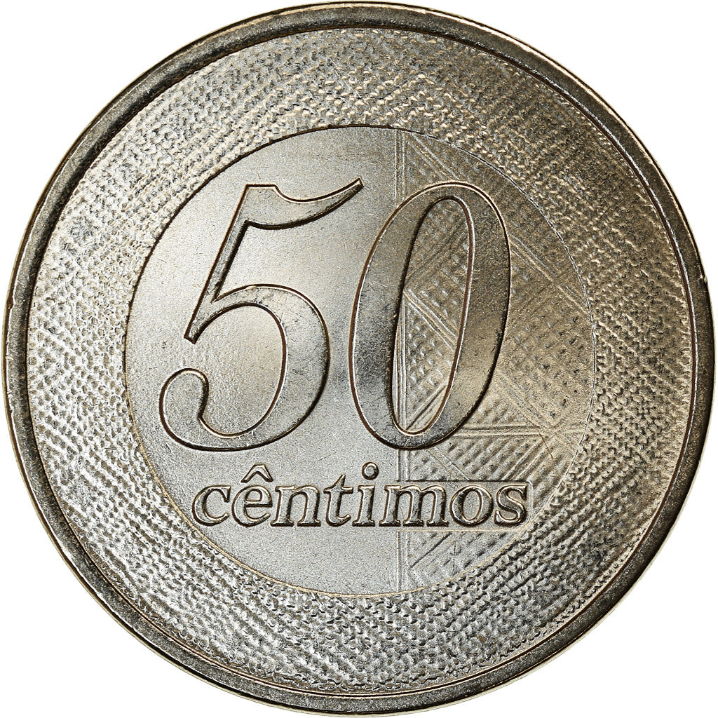 Coin, Angola, 50 Centimos, 2012, MS(63), Copper-Nickel Clad Steel, KM:107
