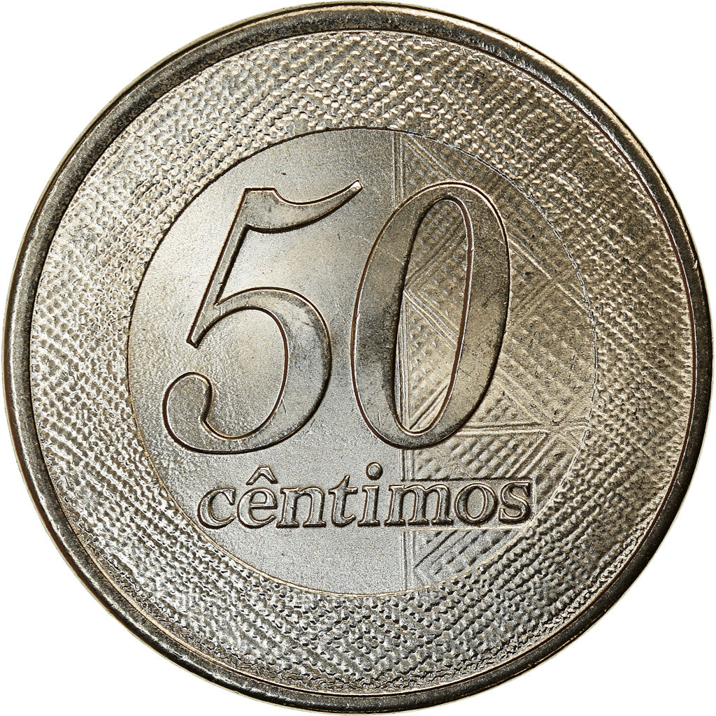 Coin, Angola, 50 Centimos, 2012, MS(63), Copper-Nickel Clad Steel, KM:107