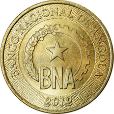 Moneta, Angola, Kwanza, 2012, MS(63), Mosiądz platerowany stalą, KM:108