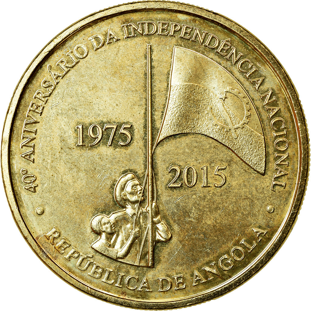 Monnaie, Angola, 100 Kwanzas, 2015, SPL, Brass plated steel, KM:113