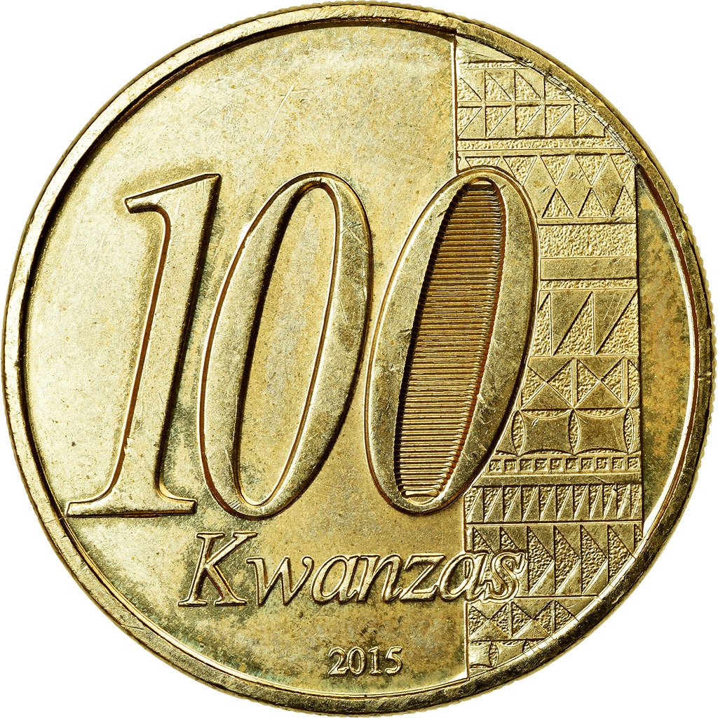 Monnaie, Angola, 100 Kwanzas, 2015, SPL, Brass plated steel, KM:113
