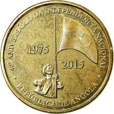 Moneta, Angola, 100 Kwanzas, 2015, SPL, Acciaio placcato ottone, KM:113