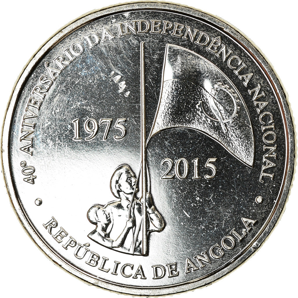 Moneda, Angola, 50 Kwanzas, 2015, SC, Níquel recubierto de acero, KM:112