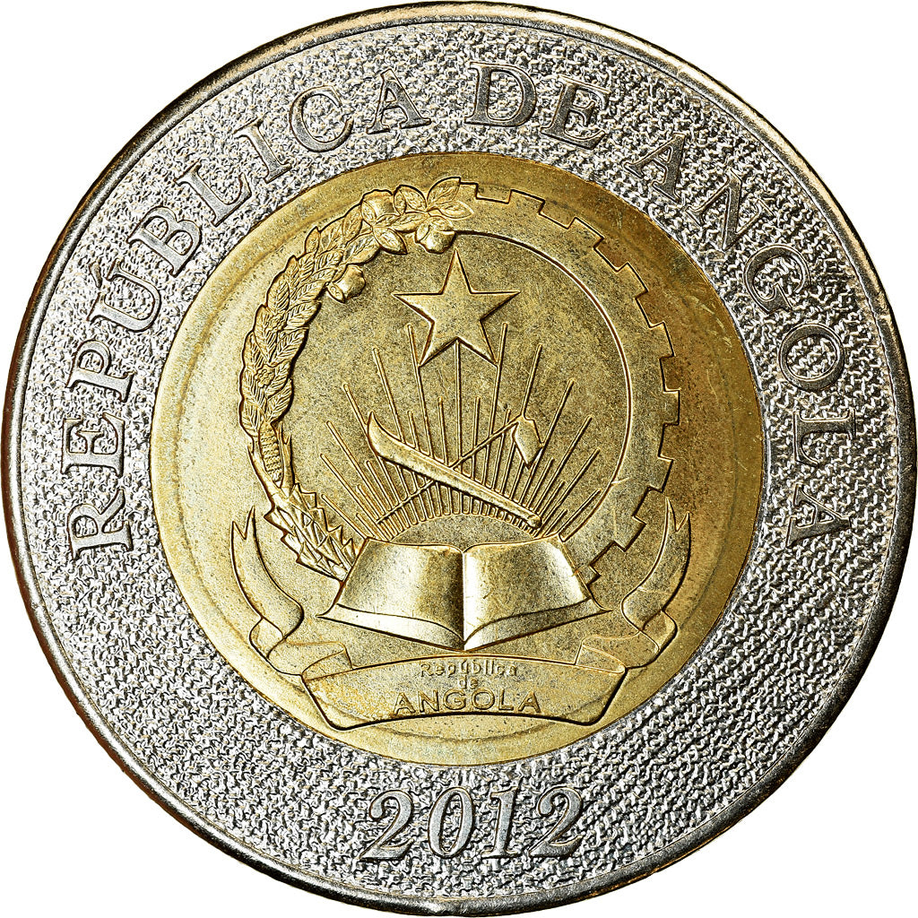 Coin, Angola, 10 Kwanzas, 2012, MS(63), Bi-Metallic, KM:110