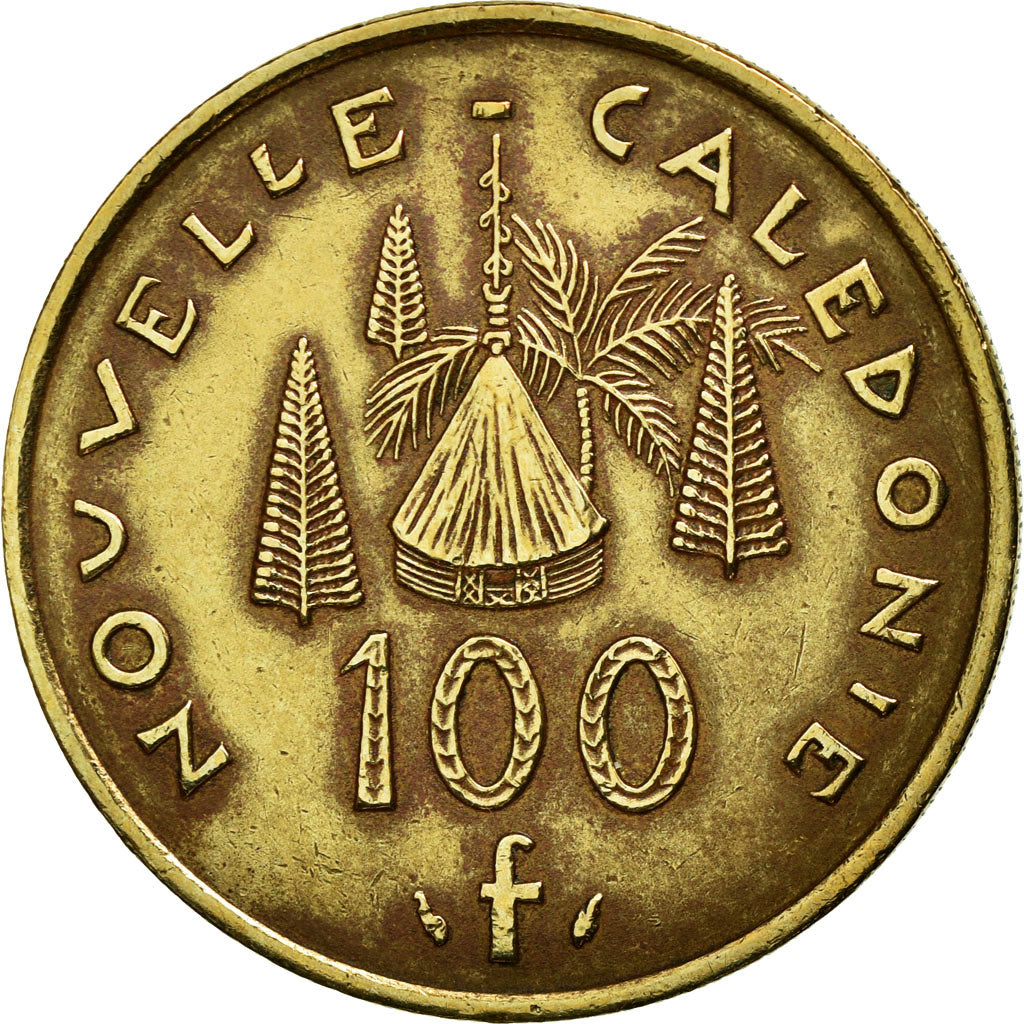 Coin, New Caledonia, 100 Francs, 1976, Paris, AU(50-53), Nickel-Bronze, KM:15