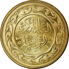 Moneda, Túnez, 20 Millim, 2011/AH1432, Paris, SC, Latón chapado en acero