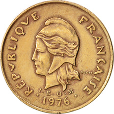 Nuova Caledonia, 100 Francs, 1976, Paris, BB+, Nichel-bronzo, KM:15