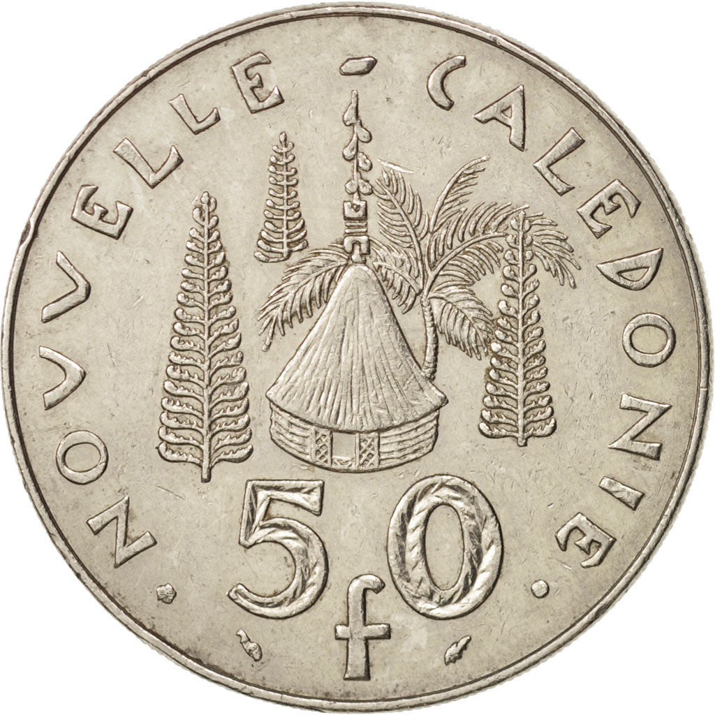 Nouvelle-Calédonie, 50 Francs, 1983, Paris, TTB+, Nickel, KM:13