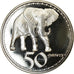 Coin, Rhodesia, 50 Cents, 2018, British Royal Mint, Eléphant, MS(63), Nickel