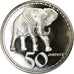 Moneta, Rhodesia, 50 Cents, 2018, British Royal Mint, Eléphant, SPL, Acciaio