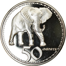 Monnaie, Rhodésie, 50 Cents, 2018, British Royal Mint, Eléphant, SPL, Nickel