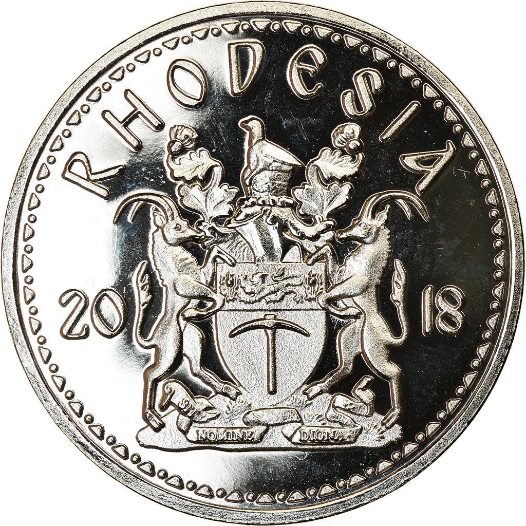 Monnaie, Rhodésie, 50 Cents, 2018, British Royal Mint, Eléphant, SPL, Nickel