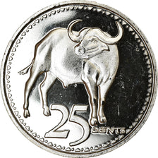 Moeda, Rodésia, 25 Cents, 2018, British Royal Mint, MS(63), Aço Niquelado