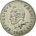 Coin, New Caledonia, 50 Francs, 1967, Paris, AU(50-53), Nickel, KM:7