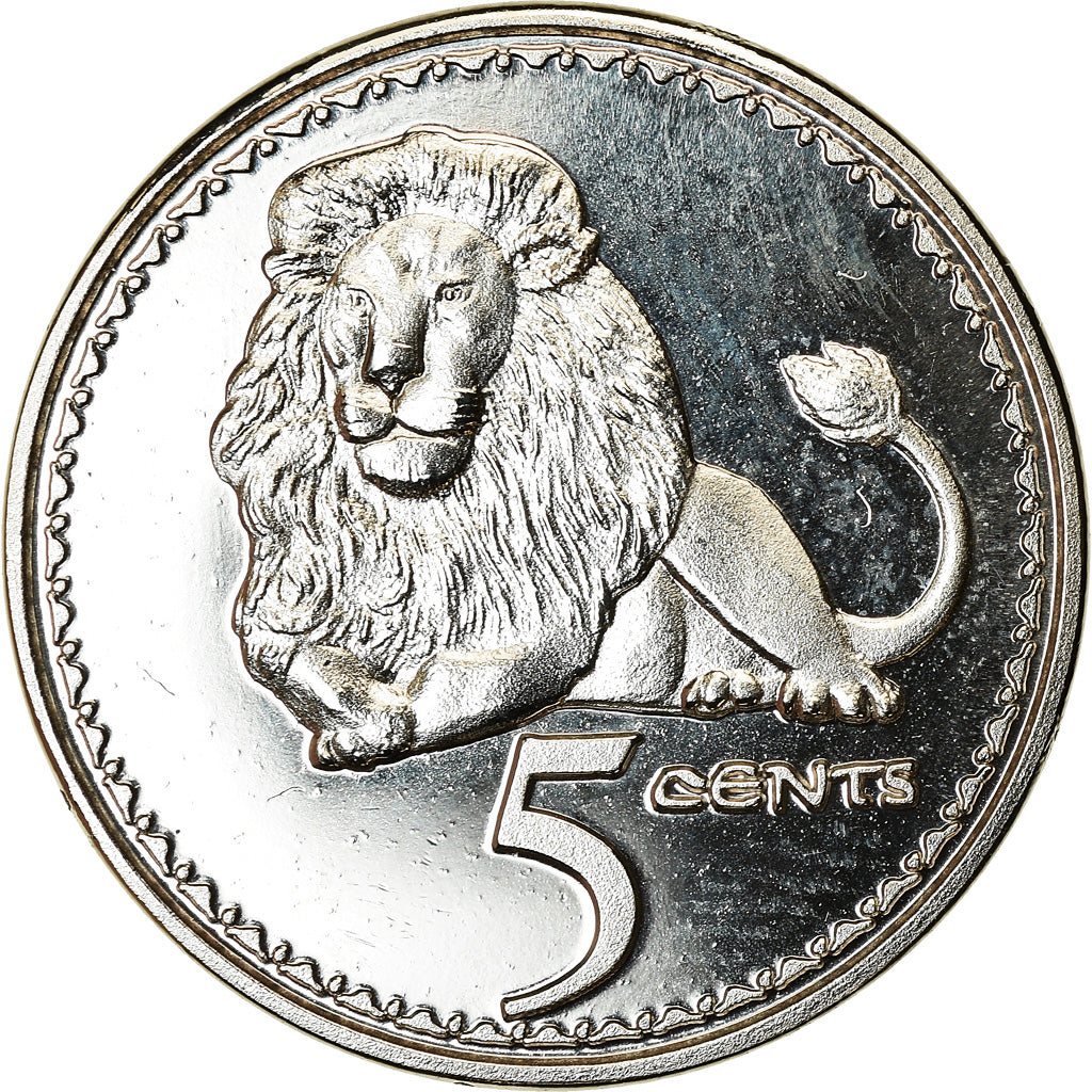 Monnaie, Rhodésie, 5 Cents, 2018, British Royal Mint, Lion, SPL, Nickel plated