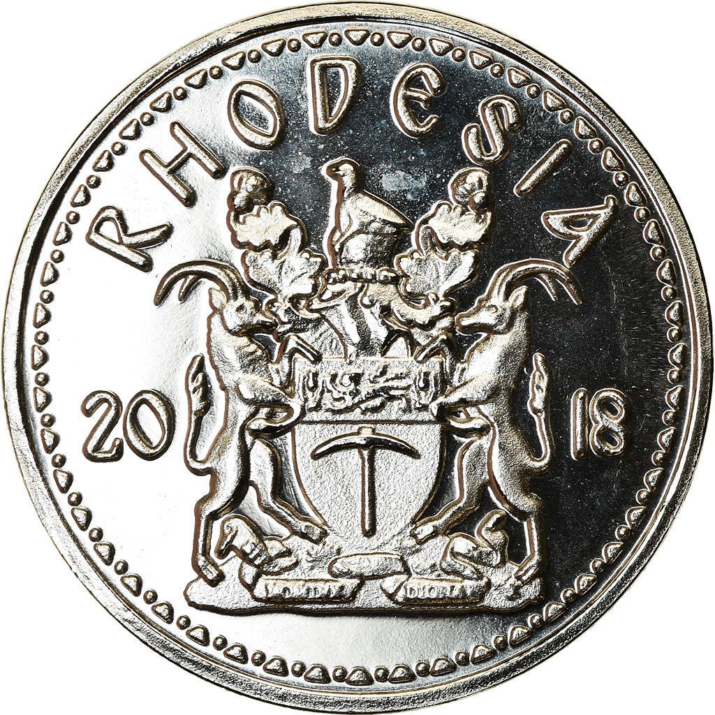 Monnaie, Rhodésie, 5 Cents, 2018, British Royal Mint, Lion, SPL, Nickel plated