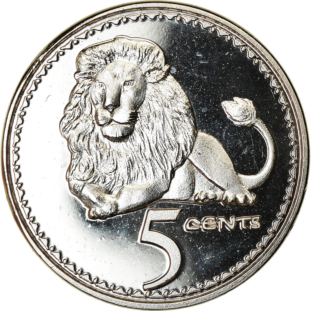 Moneda, Rodesia, 5 Cents, 2018, British Royal Mint, Lion, SC, Níquel chapado en