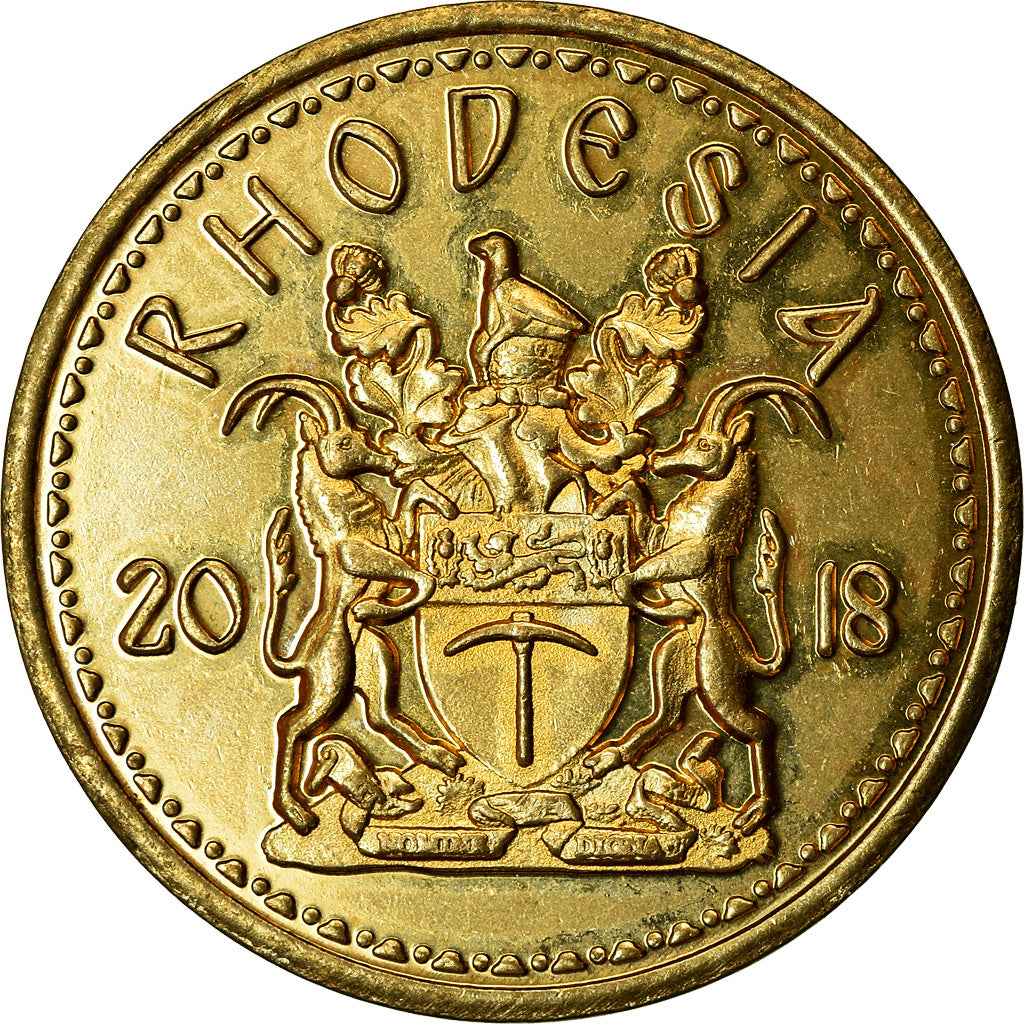 Coin, Rhodesia, Cent, 2018, British Royal Mint, MS(63), Brass