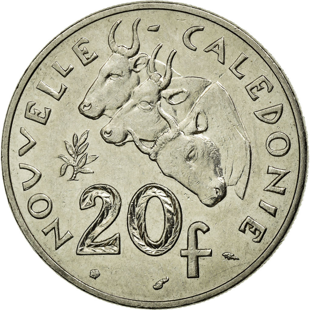 Münze, Neukaledonien, 20 Francs, 1983, Paris, SS+, Nickel, KM:12