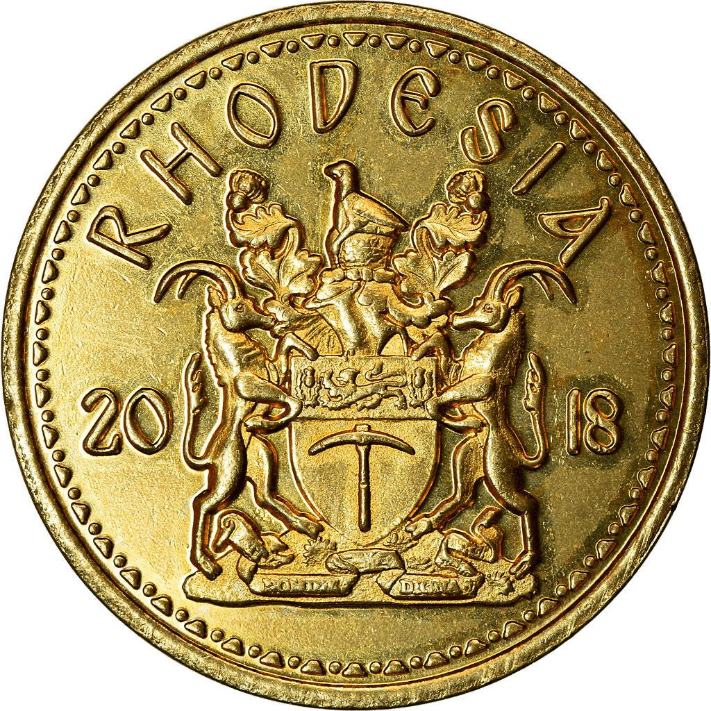 Coin, Rhodesia, Cent, 2018, British Royal Mint, MS(63), Brass