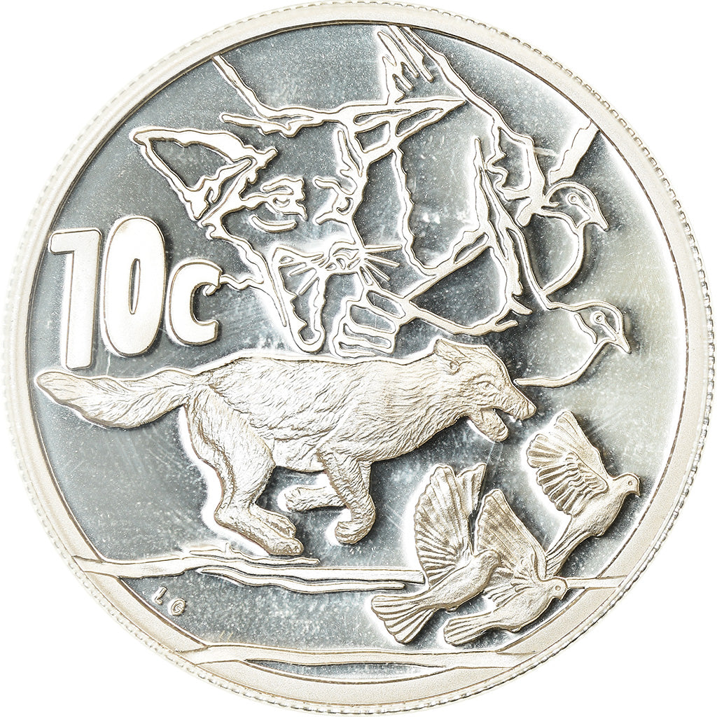 Monnaie, Afrique du Sud, 10 Cents, 2006, Pretoria, Proof, FDC, Argent, KM:317