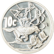 Moneta, Sudafrica, 10 Cents, 2006, Pretoria, Proof, FDC, Argento, KM:317