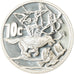 Moneta, Południowa Afryka, 10 Cents, 2006, Pretoria, Proof, MS(65-70), Srebro