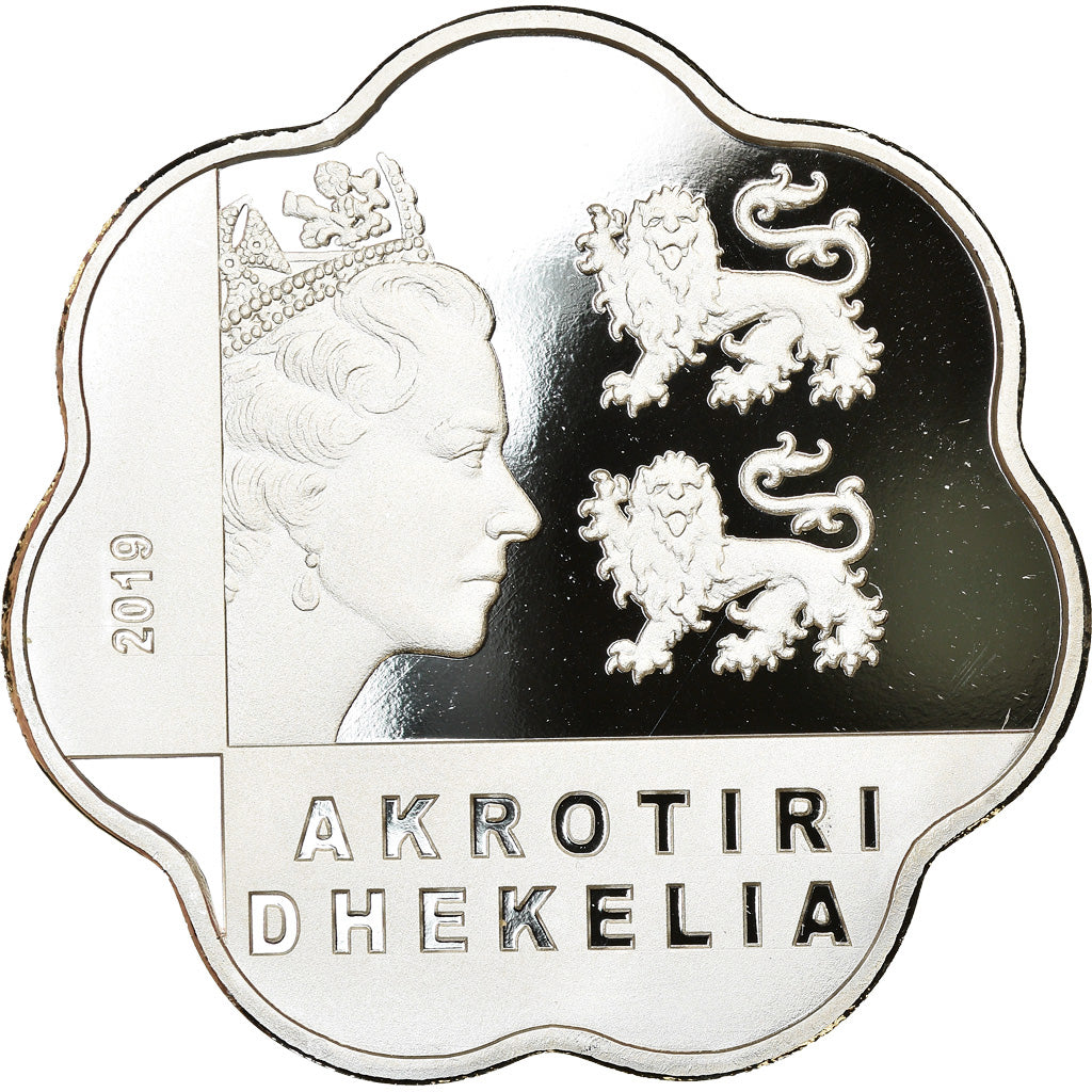 Coin, Great Britain, 5 Pounds, 2019, Akrotiri et Dhekelia, MS(65-70), Silver