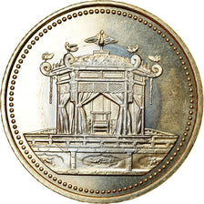 Coin, Japan, 500 Yen, 2019, Intronisation de l'Empereur, MS(63), Bi-Metallic