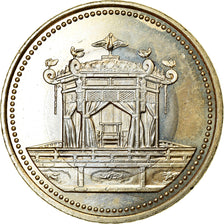 Coin, Japan, 500 Yen, 2019, Intronisation de l'Empereur, MS(63), Bi-Metallic