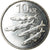 Moneta, Islandia, 10 Kronur, 2008, MS(63), Nickel platerowany stalą, KM:29.1a